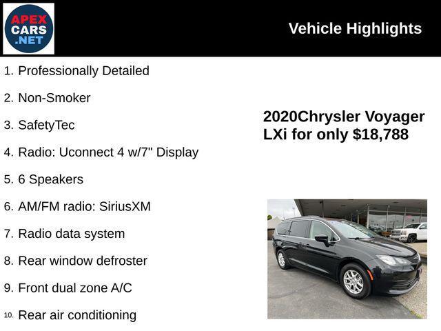 used 2020 Chrysler Voyager car, priced at $18,788