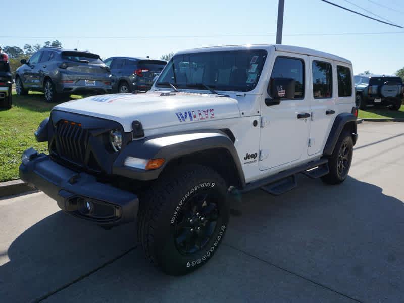 used 2021 Jeep Wrangler Unlimited car, priced at $31,562