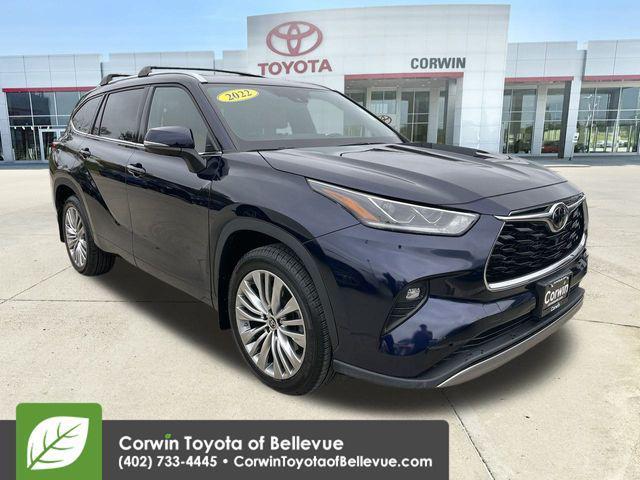 used 2022 Toyota Highlander car, priced at $44,000