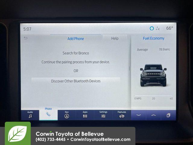 used 2023 Ford Bronco car, priced at $39,000