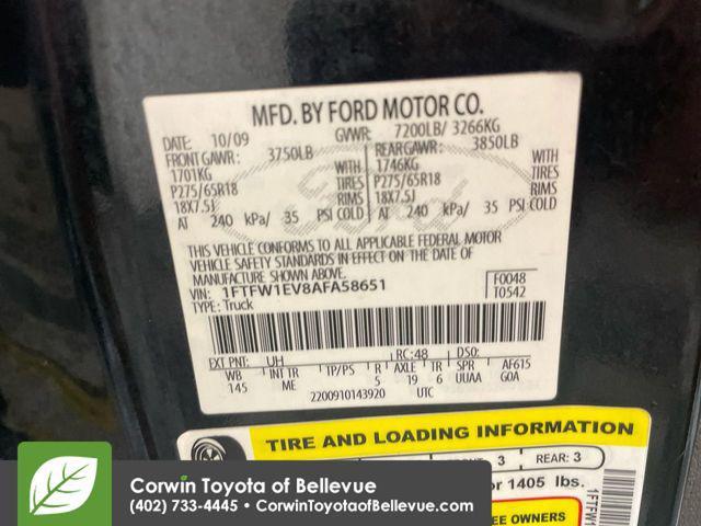 used 2010 Ford F-150 car, priced at $8,000