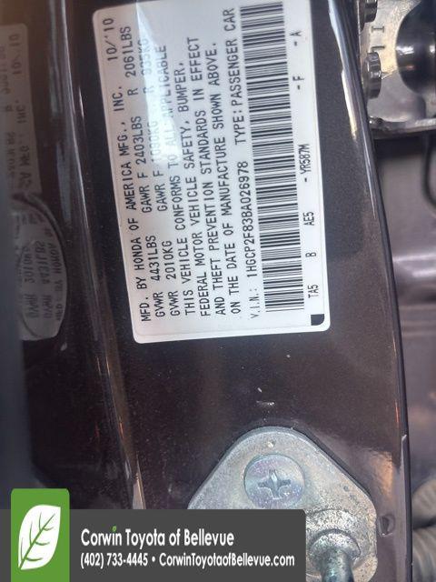 used 2011 Honda Accord car, priced at $10,500