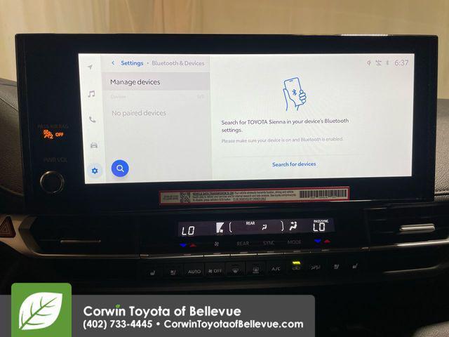 new 2025 Toyota Sienna car, priced at $60,770