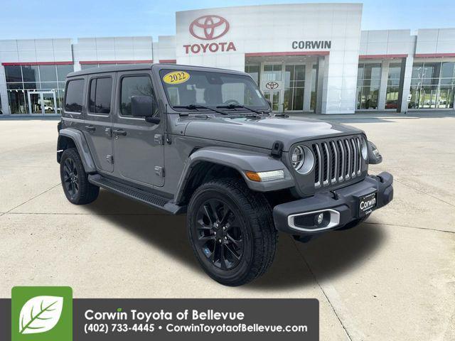 used 2022 Jeep Wrangler Unlimited 4xe car, priced at $27,500