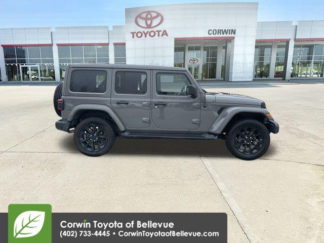 used 2022 Jeep Wrangler Unlimited 4xe car, priced at $27,500