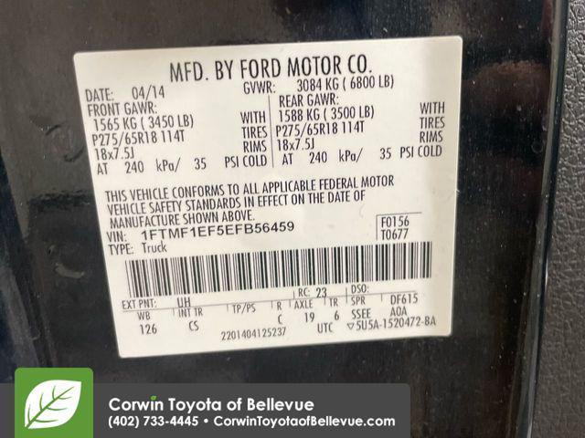 used 2014 Ford F-150 car, priced at $13,700