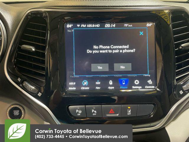 used 2019 Jeep Cherokee car, priced at $17,500