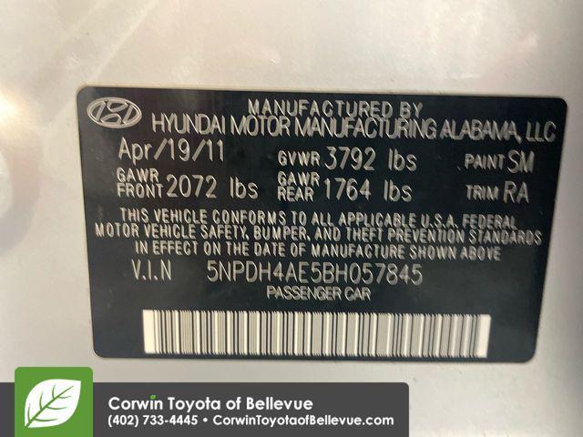 used 2011 Hyundai Elantra car, priced at $4,500