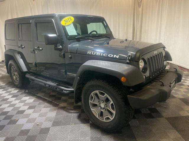 used 2018 Jeep Wrangler JK Unlimited car, priced at $26,500