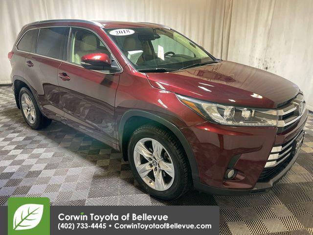 used 2018 Toyota Highlander car, priced at $27,850