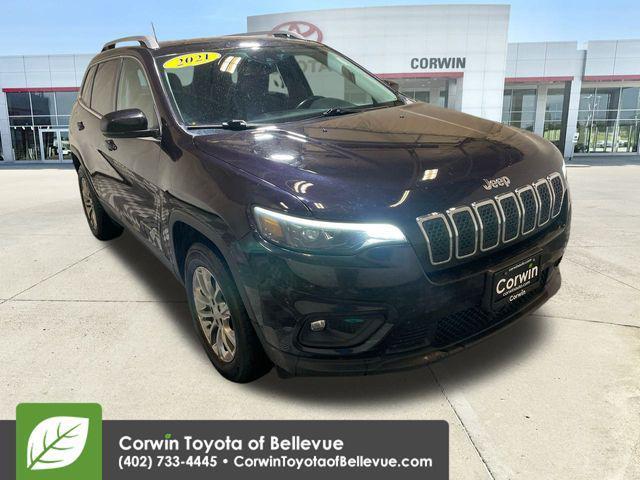 used 2021 Jeep Cherokee car, priced at $15,000