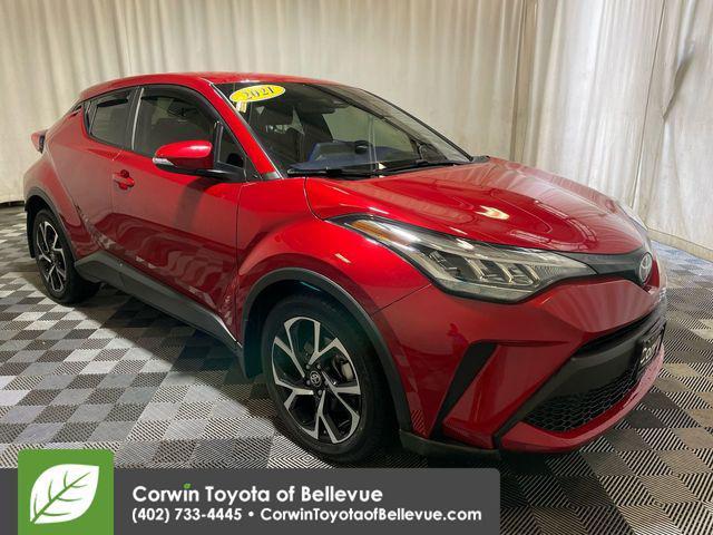 used 2021 Toyota C-HR car, priced at $25,000
