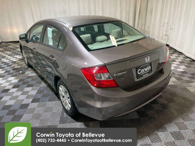 used 2012 Honda Civic car, priced at $10,800