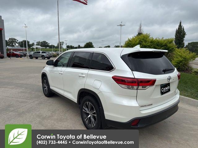 used 2019 Toyota Highlander car, priced at $18,500
