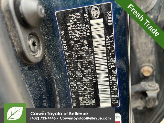 used 2018 Toyota Camry car, priced at $17,000