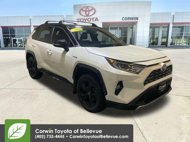 used 2021 Toyota RAV4 Hybrid car, priced at $18,950