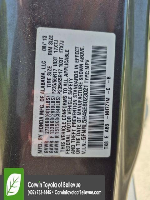 used 2014 Honda Odyssey car, priced at $9,000