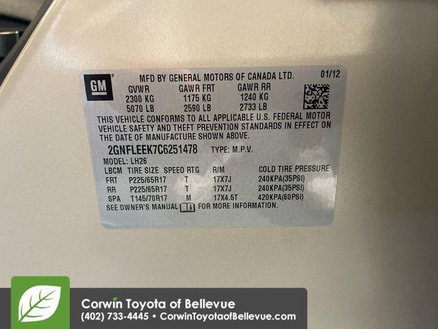 used 2012 Chevrolet Equinox car, priced at $8,000
