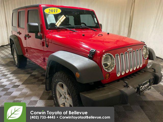 used 2011 Jeep Wrangler Unlimited car, priced at $13,250