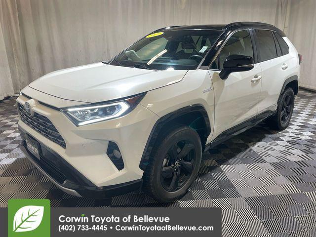 used 2021 Toyota RAV4 Hybrid car, priced at $28,000