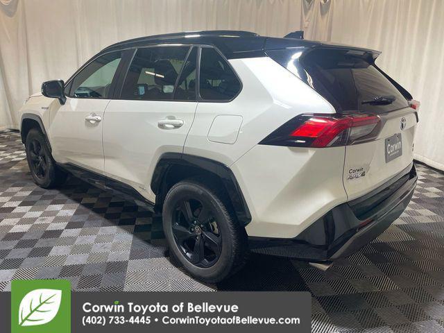used 2021 Toyota RAV4 Hybrid car, priced at $28,000