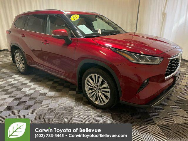 used 2023 Toyota Highlander car, priced at $46,000
