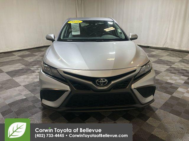 used 2021 Toyota Camry car, priced at $20,300