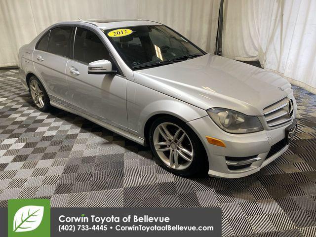 used 2012 Mercedes-Benz C-Class car, priced at $6,000
