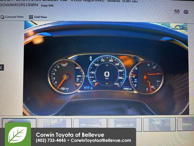 used 2024 Chevrolet Blazer car, priced at $37,500