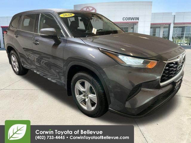 used 2020 Toyota Highlander car, priced at $27,500