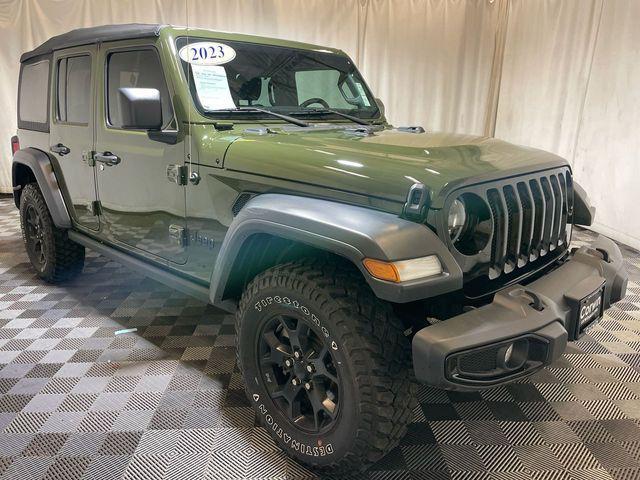 used 2023 Jeep Wrangler car, priced at $34,550