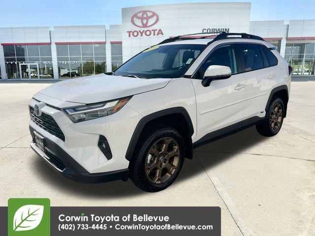 used 2023 Toyota RAV4 Hybrid car, priced at $34,500