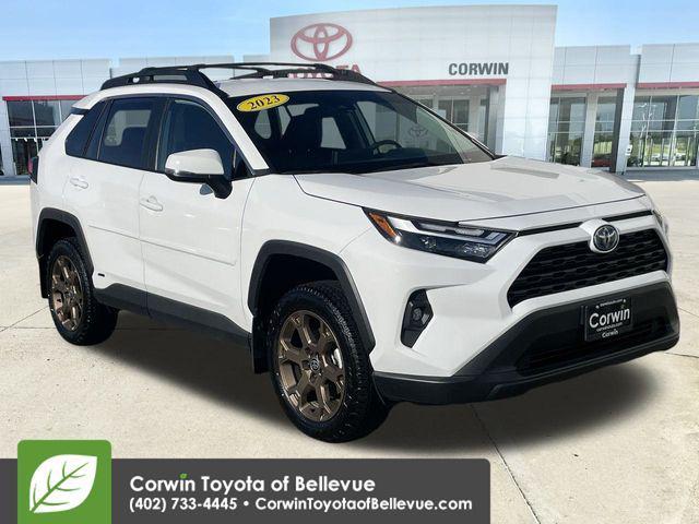 used 2023 Toyota RAV4 Hybrid car, priced at $34,500