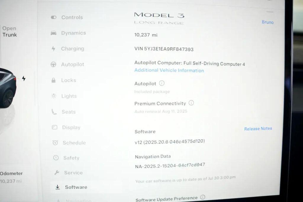 used 2024 Tesla Model 3 car, priced at $32,875