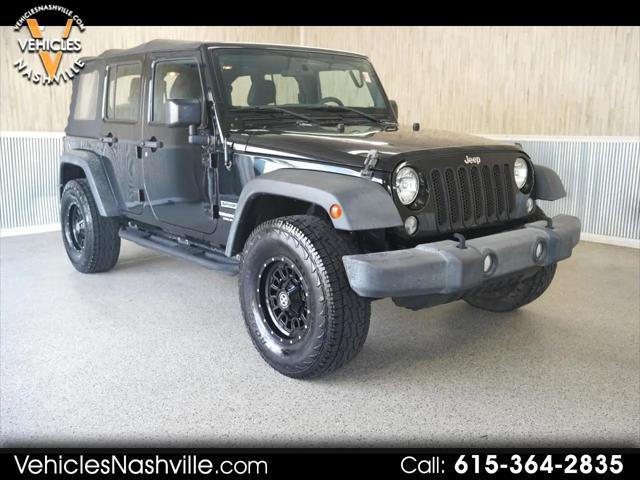 used 2015 Jeep Wrangler Unlimited car, priced at $16,875