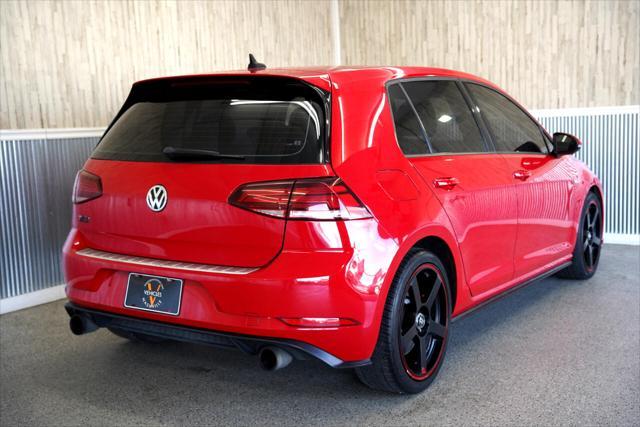 used 2018 Volkswagen Golf GTI car, priced at $18,875