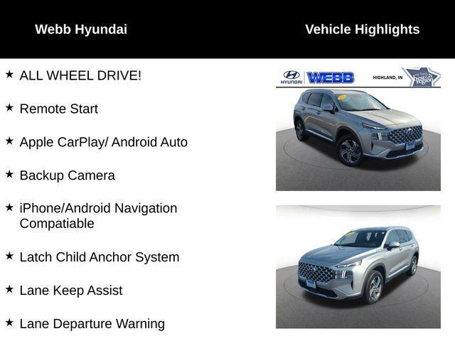 used 2022 Hyundai Santa Fe car, priced at $23,175