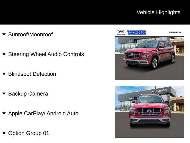 new 2024 Hyundai Venue car, priced at $22,337