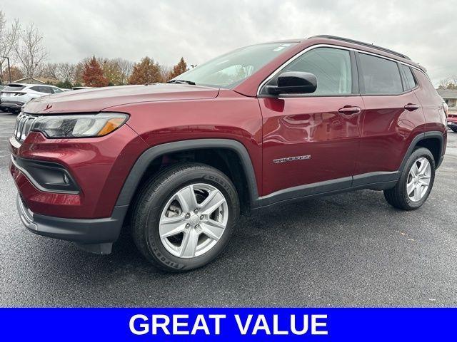 used 2022 Jeep Compass car, priced at $20,998