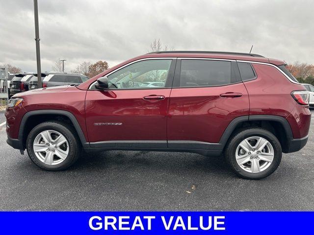 used 2022 Jeep Compass car, priced at $20,998