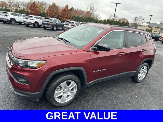 used 2022 Jeep Compass car, priced at $20,998