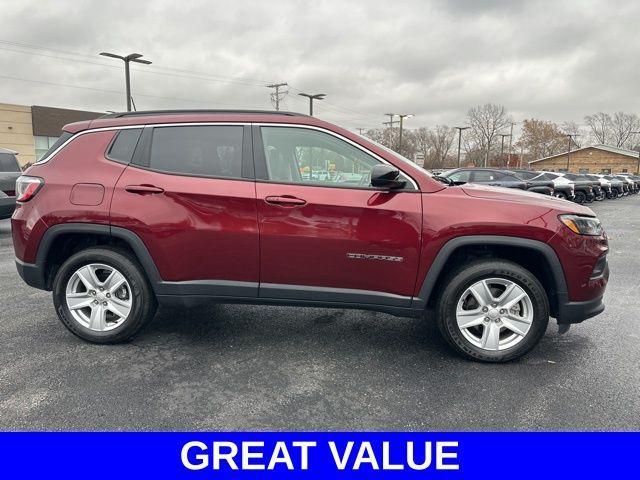 used 2022 Jeep Compass car, priced at $20,998