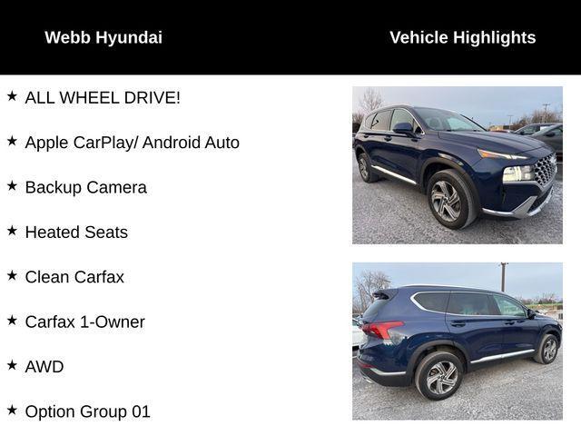 used 2022 Hyundai Santa Fe car, priced at $24,444