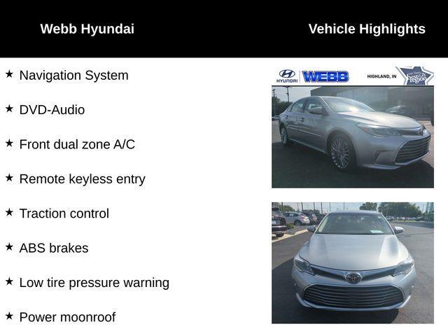 used 2018 Toyota Avalon car, priced at $19,601