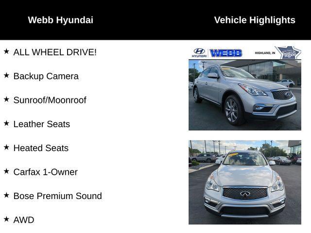 used 2017 INFINITI QX50 car, priced at $18,058
