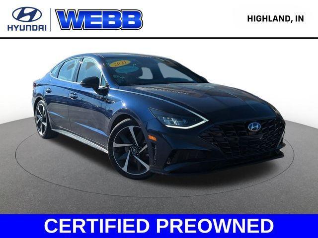 used 2021 Hyundai Sonata car, priced at $21,311