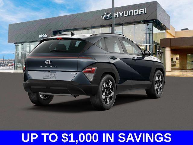 new 2024 Hyundai Kona car, priced at $28,040