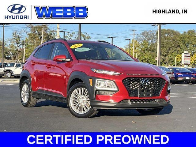 used 2021 Hyundai Kona car, priced at $18,146