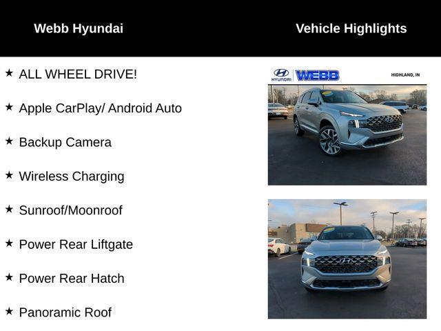 used 2022 Hyundai Santa Fe car, priced at $28,248