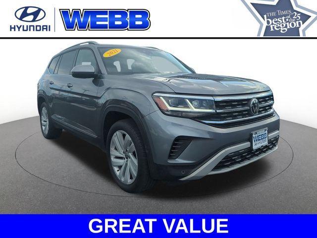 used 2021 Volkswagen Atlas car, priced at $30,405